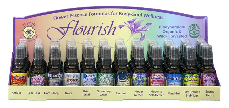 Flourish Cardboard Display for 48 bottles - empty